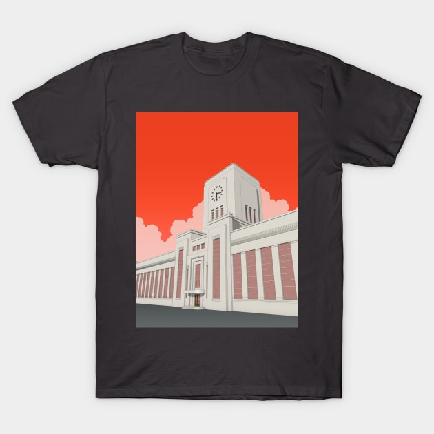 Littlewoods building, Liverpool - 1938 T-Shirt by adam@adamdorman.com